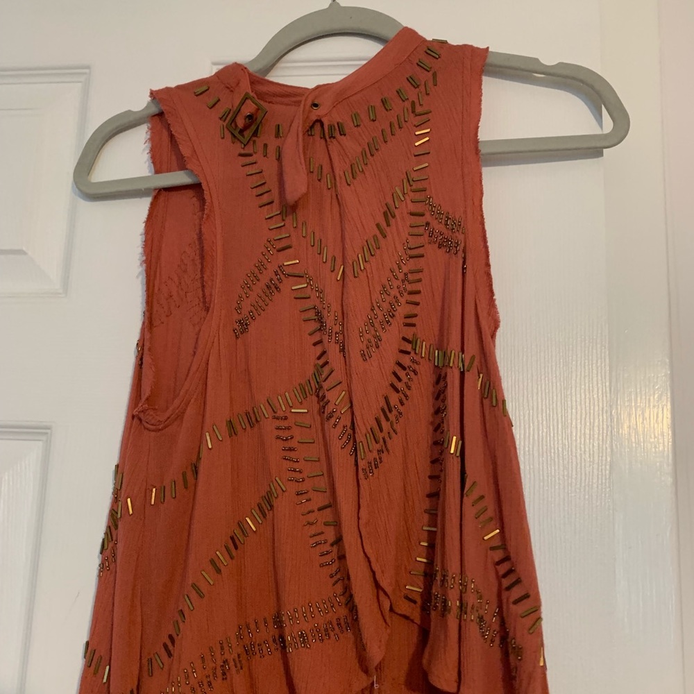 Free People RARE Embellished Top - Picture 2 of 3